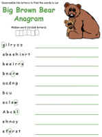 big brown bear anagram