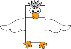 dove paper bag craft