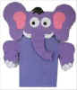 Elephant paper bag puppet