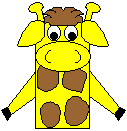 giraffe paper bag craft