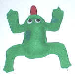 frog bean bag craft