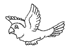 birds coloring page
