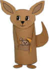Kangaroo Crafts and Coloring