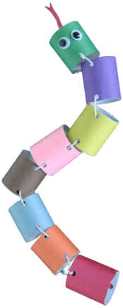 snake cardboard roll craft
