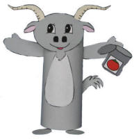Goat Toilet Paper Roll Craft