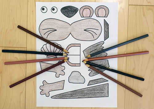 color the otter template