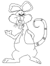 rat coloring page