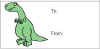 dinosaur gift tags