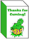 dinosaur treat bags