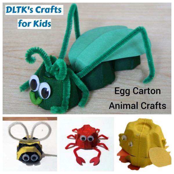 Egg carton animal crafts