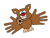 handprint bat craft