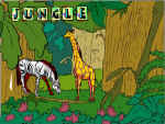 jungle scenery worksheet
