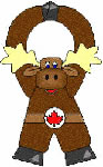 Moose doorknob hanger