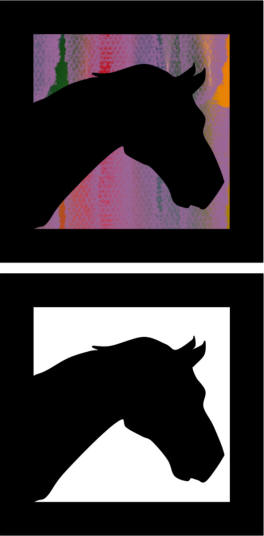 horse head paper craft