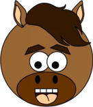 horse paper plate craft