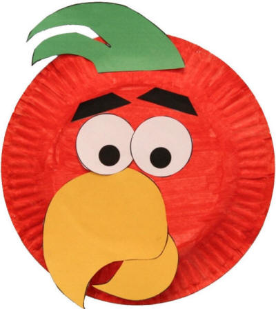 Paper Plate parrot