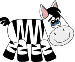 zebra paper craft