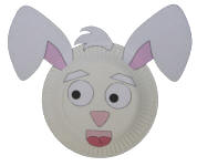 Rabbit Paper Plate Craft