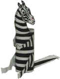 zebra cardboard tube craft