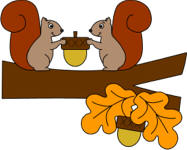 Squirrels crafts