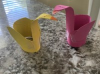 swan toilet paper roll craft