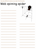 spider word puzzle