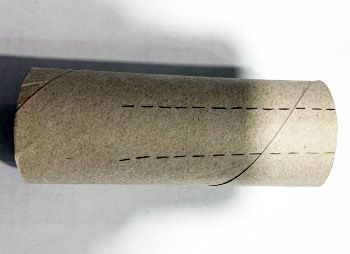 Draw lines on roll.