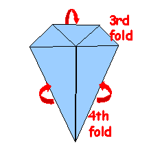 step 3 of the whale origami