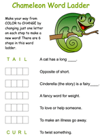 chameleons word search