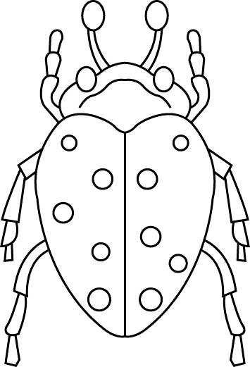 insect coloring page