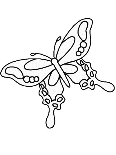 butterfly coloring page