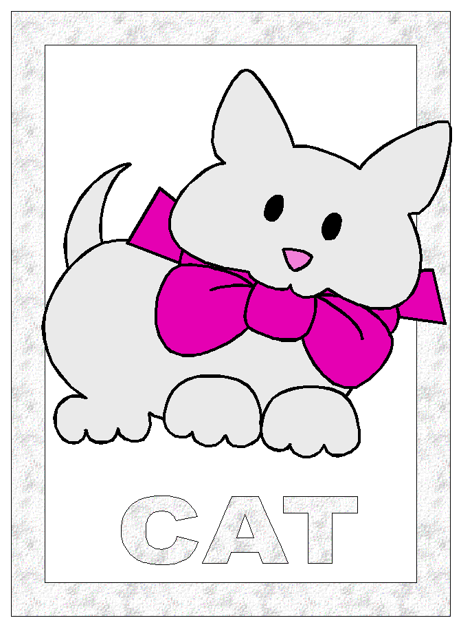 cat printable poster