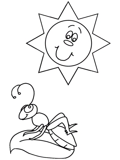 cricket coloring page