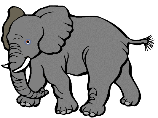 elephant coloring page