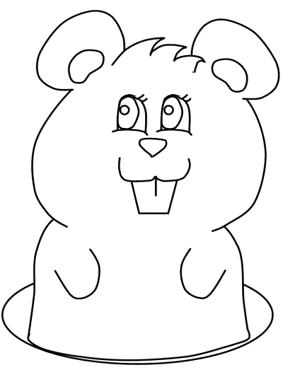 gopher coloring page