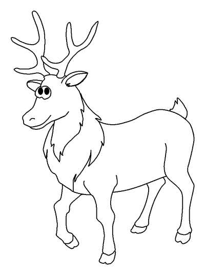 nylghau coloring page