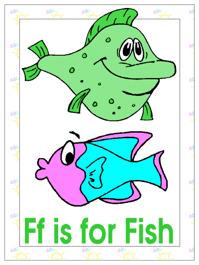 fish coloring page