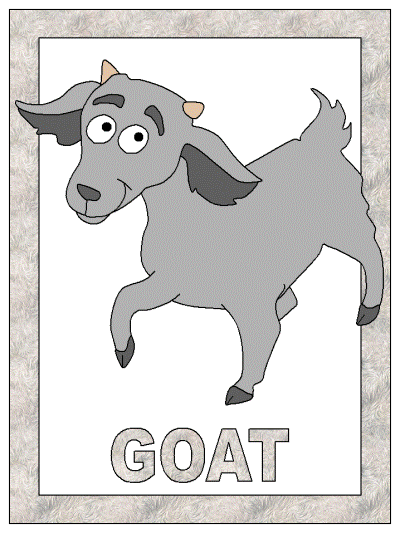 goat coloring page