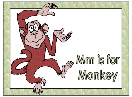 monkey coloring page