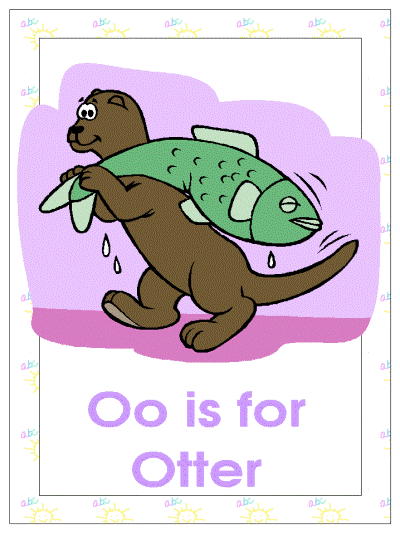 otter coloring page