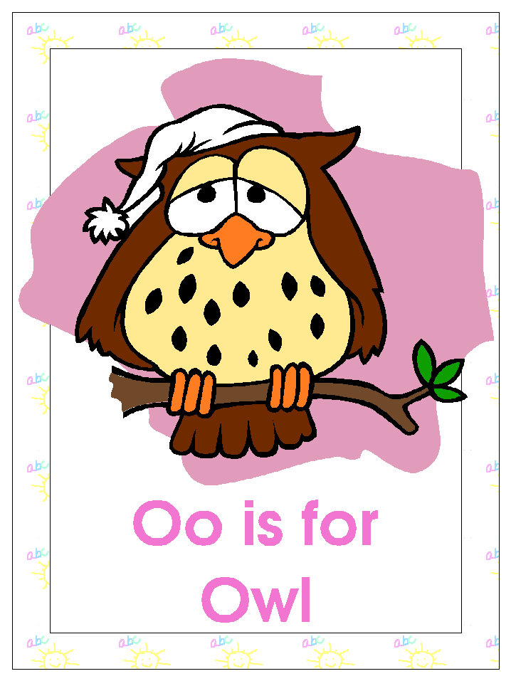 owl coloring page