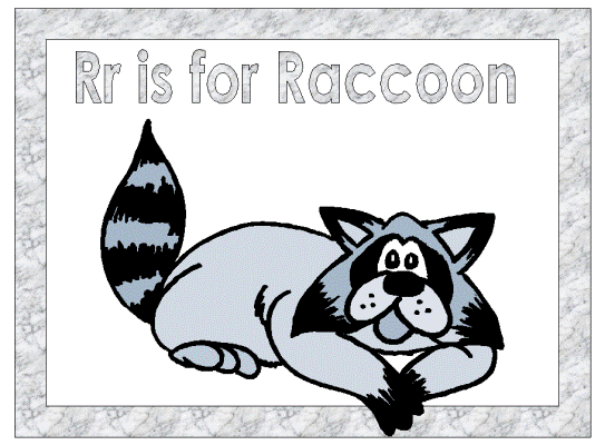 raccoon coloring page