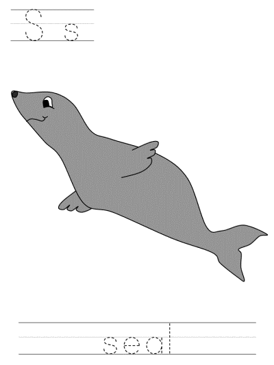 seal print practice worksheets