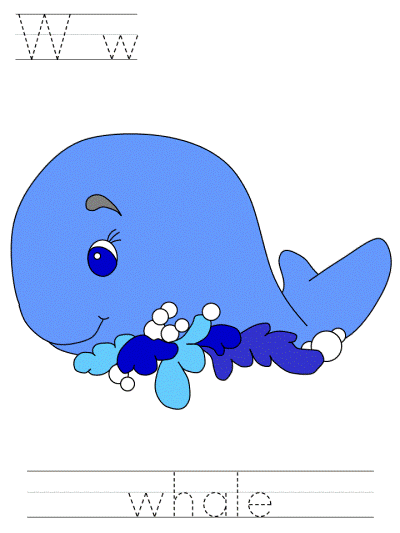 ocean print practice worksheets