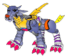Metal Garurumon digimon craft