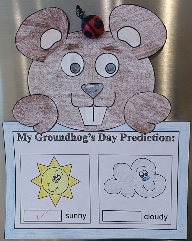 Groundhog s Day Predicitions Paper Craft