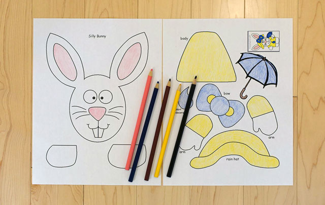 Spring Bunny Paper Craft