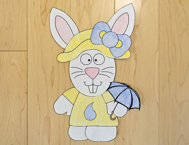 Spring Bunny Paper Craft