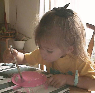 Love for Painting Paper Plates