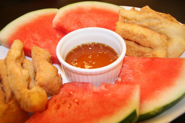 Roll Kuchen: Roll Kuchen and Watermelon